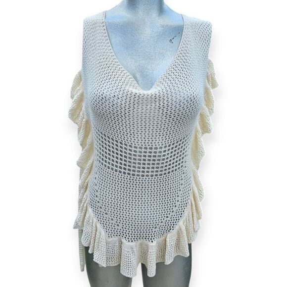 Anthropologie Angel Of The North White Long Sleeve - Picture 8 of 8